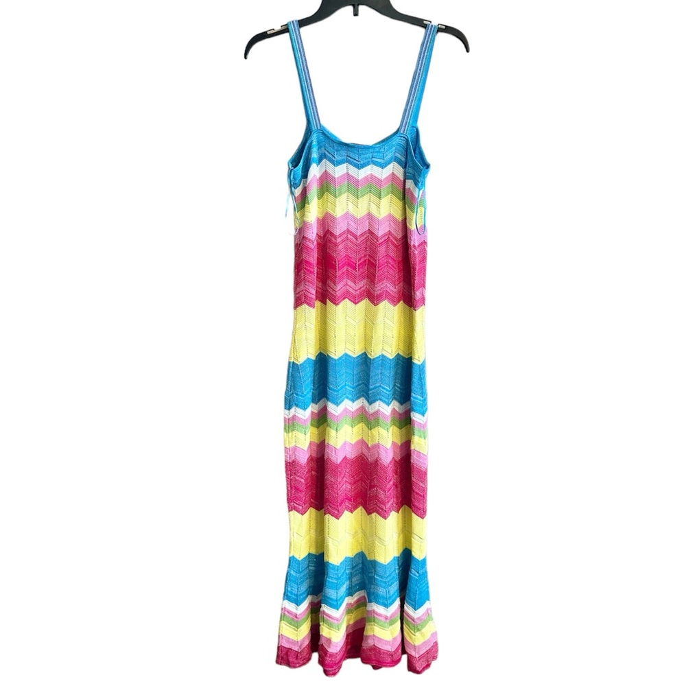 NWT MILLY Olana Zig-Zag Knit Mermaid Dress - Picture 4 of 8